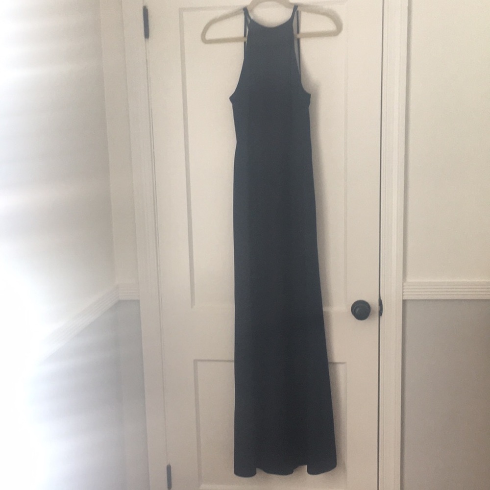 Classic,  long cocktail dress just in time for the holidays!